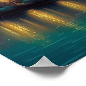 Ethermale Schilderachtig Druk van het Poster met V (Hoek)