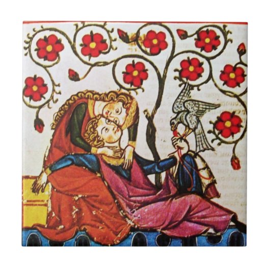 ETHERNAL LOVE ,white Tegeltje (Voorkant)