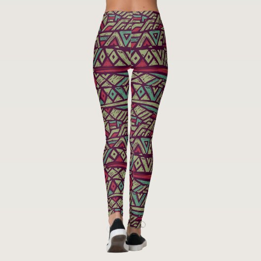 Ethic Pattern Pop Mode Leggings (Achterkant)