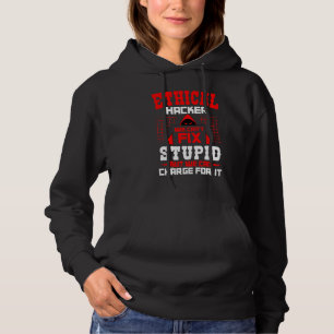 Ethical Hacker Cyber Hacking Awareness Beveiliging Hoodie
