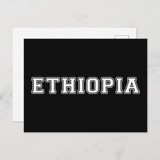 Ethiopia Briefkaart (Voorkant / Achterkant)