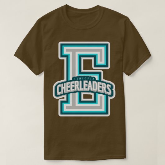 Ethiopia Cheerleader T-shirt (Design voorkant)