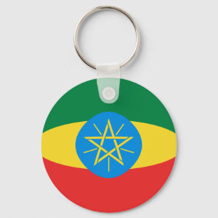 Ethiopia Fisheye Flag Sleutelhanger
