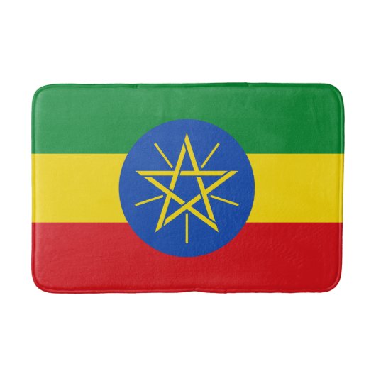Ethiopia Flag Badmat (Voorkant)