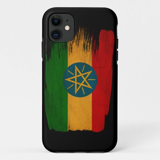 Ethiopia Flag Case-Mate iPhone Case (Achterkant)