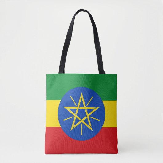 Ethiopia Flag Draagtas (Voorkant)