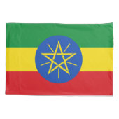 Ethiopia Flag Kussensloop (Achterkant)