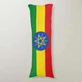 Ethiopia Flag Lichaamskussen (Voorkant Verticaal)