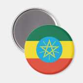 Ethiopia Flag Magneet (Voorkant / Achterkant)