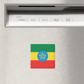 Ethiopia Flag Magnet Magneet (Insitu (Vaatwasser))