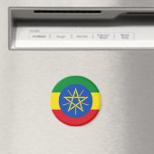Ethiopia Flag Magnet Magneet (Insitu (Vaatwasser))