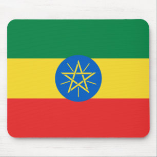 Ethiopia Flag Mousepad Muismat
