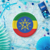 Ethiopia Flag Papieren Bordje (Feest)