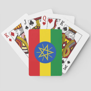 Ethiopia Flag Pokerkaarten