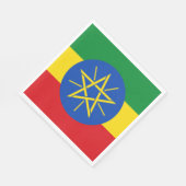 Ethiopia Flag Servet (Hoek)