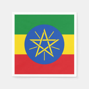 Ethiopia Flag Servetten