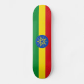 Ethiopia Flag Skateboard (Voorkant)