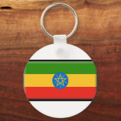 Ethiopia Flag Sleutelhanger (Voorkant)