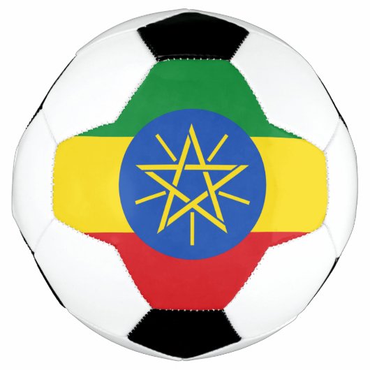 Ethiopia flag Soccer Ball (Devant)
