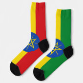 Ethiopia Flag Sokken (Links)