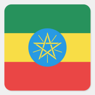 Ethiopia Flag Sticker