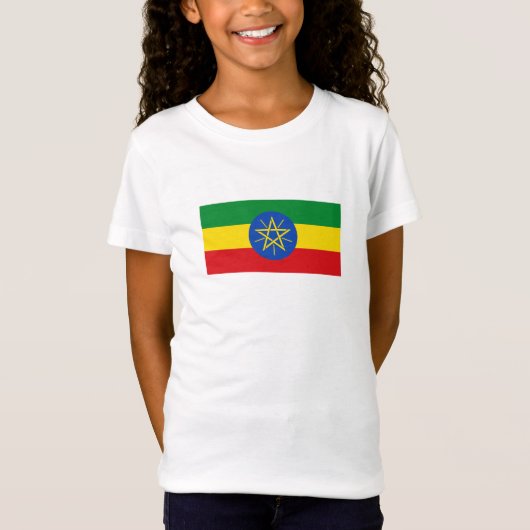 Ethiopia Flag T-shirt (Voorkant)