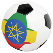 Ethiopia Flag Voetbal (Drie kwart)