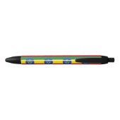 Ethiopia Flag Zwarte Inkt Pen (Achterkant)