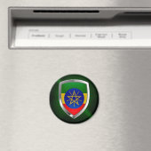 Ethiopia Mettalic Emblem Magneet (Insitu (Vaatwasser))