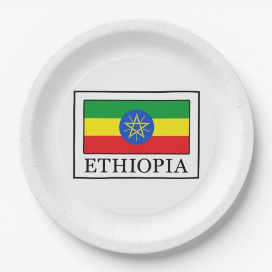 Ethiopia Papieren Bordje (Voorkant)