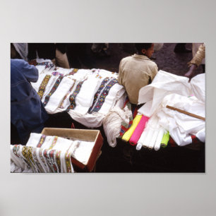 Ethiopia Textiles Dress Materials Addis Abeba Poster