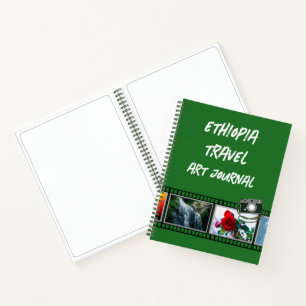 Ethiopia Travel Art Journal / Uw Afbeeldingen toev Notitieboek