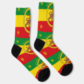 Ethiopian Imperial Style Haile Selassie Jah Rasta Sokken (Rechts)