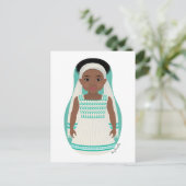 Ethiopian Matryoshka Briefkaart (Staand voorkant)