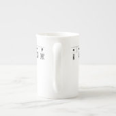 Ethiopian Numeral Clock Porselein Kop (Achterkant)