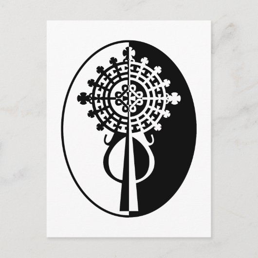 Ethiopian Processional Cross-II Briefkaart (Voorkant)