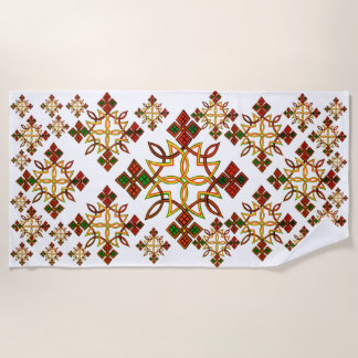 Ethiopian Rootz Meskel Beach Towel Strandlaken