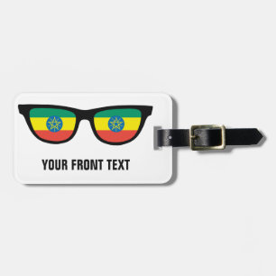 Ethiopian Shades custom bagagelabel