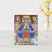 EthiopianTheotokos Kaart (Gele Bloem)