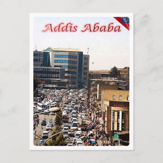 Ethiopië - Addis Abeba - het ustingcentrum - Briefkaart (Voorkant)