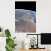 Ethiopië en een deel van het Rode Zee Poster (Thuiskantoor)