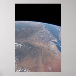 Ethiopië en een deel van het Rode Zee Poster