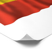 Ethiopië en Oromia Waving Flags Poster (Hoek)