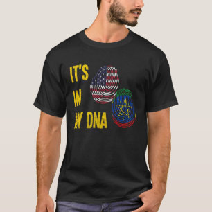 Ethiopië Ethiopiërs Afrika Vlag Trots DNA Amerikaa T-shirt
