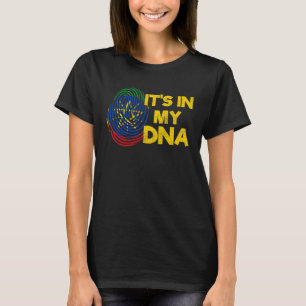 Ethiopië Ethiopisch DNA Afrika Vlag Trots Liefde M T-shirt