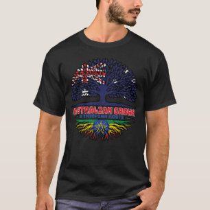Ethiopië - Ethiopische Australiër - boomstammen T-shirt