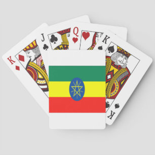 Ethiopië - geloof en hoop pokerkaarten