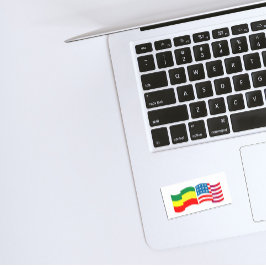 Ethiopië - Pet VS Rechthoekige Sticker