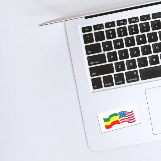 Ethiopië - Pet VS Rechthoekige Sticker
