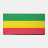 Ethiopië Rasta Vlag Bureaumat (Voorkant)